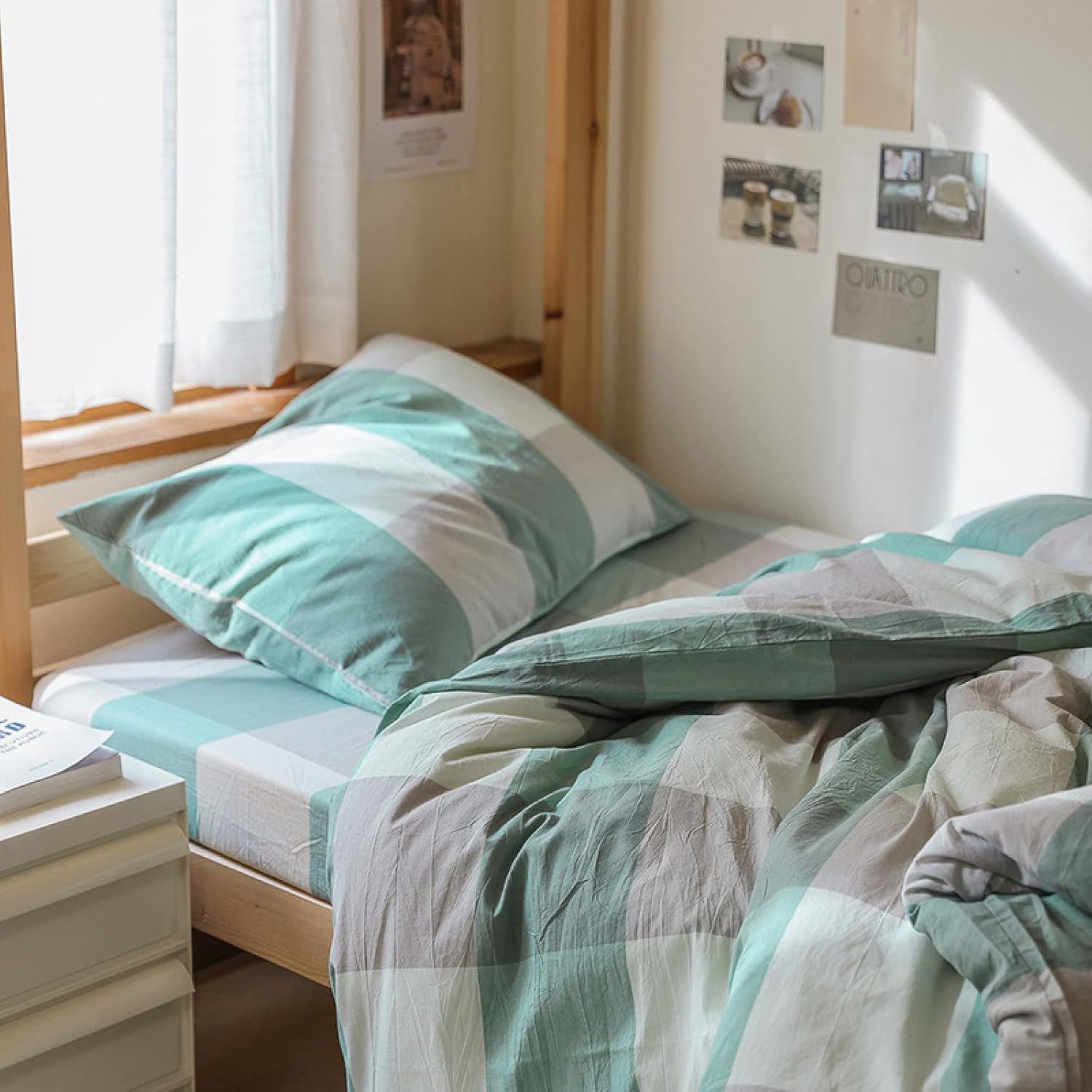 掛け布団 7点セット Blaire/tan 海外キングサイズ シンプル